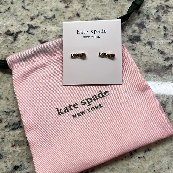 Kate Spade Love You Mom Stud Earring - Picture 5 of 5
